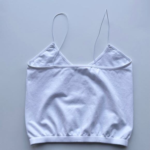 Free People Intimately Brami Skinny Strap Seamless White Size XS/Small - Picture 6 of 7